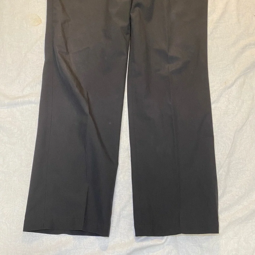 Slazenger Golf Performance Pants Men's‎ 36x32 Black Stretch Flat Front